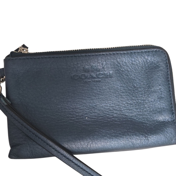 Coach wallet double zipper with dust bag - Picture 14 of 17